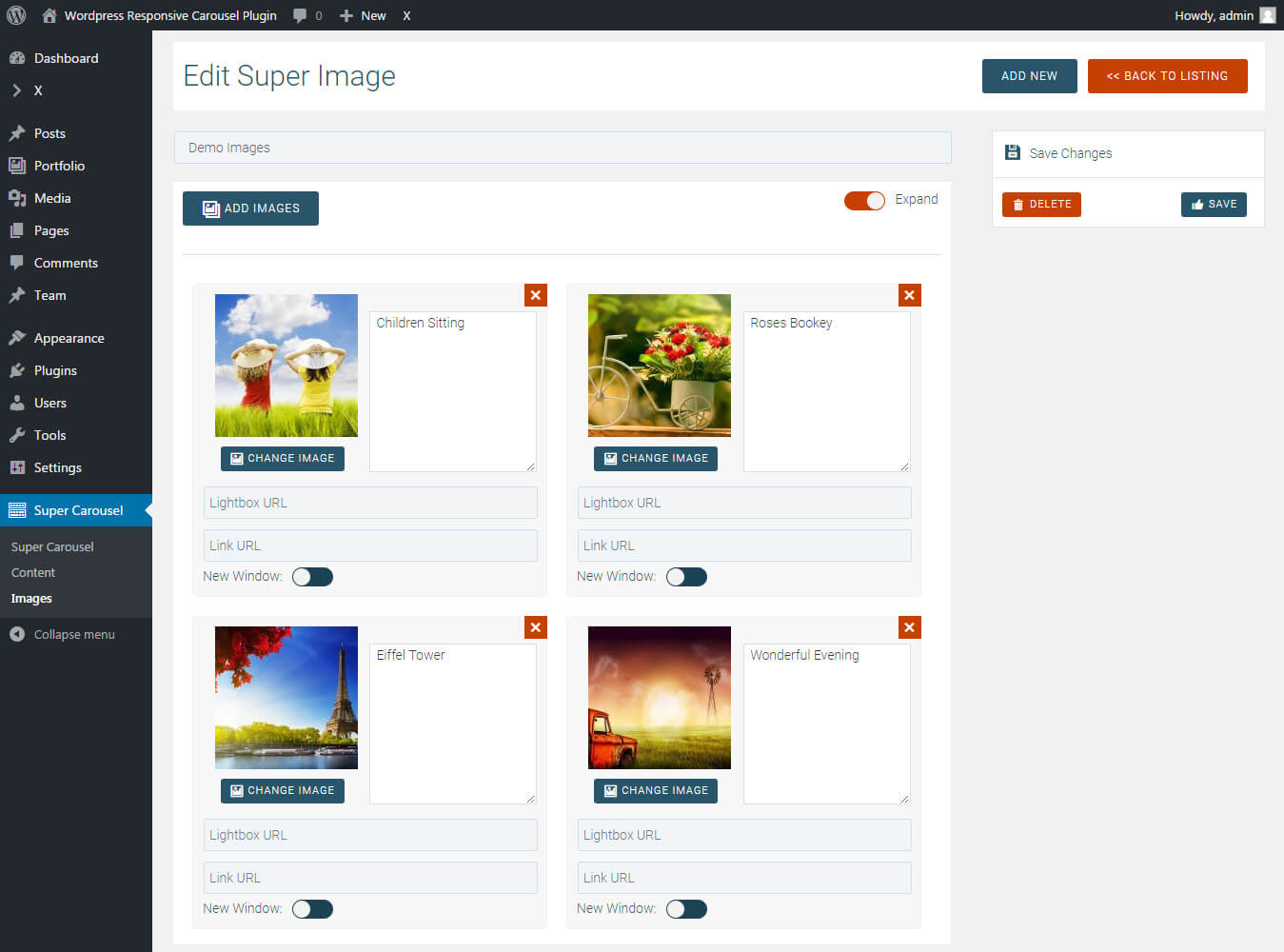 image carousel wordpress plugin